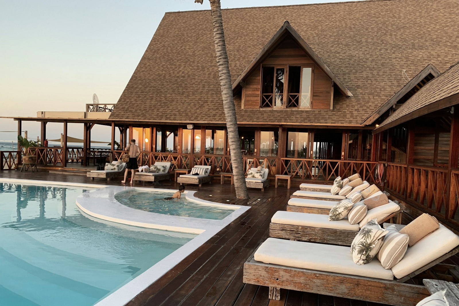 Resort by the pool